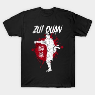 Zui Quan Martial Arts Training Drunken Boxing Outfit T-Shirt